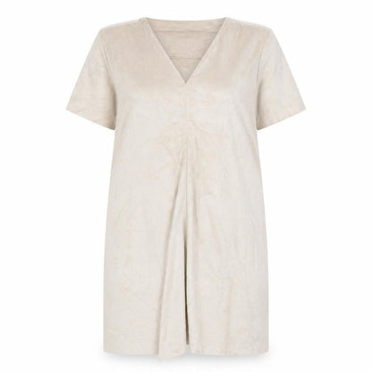 Zara Basic Women Beige XS Midi Dress V-Neck