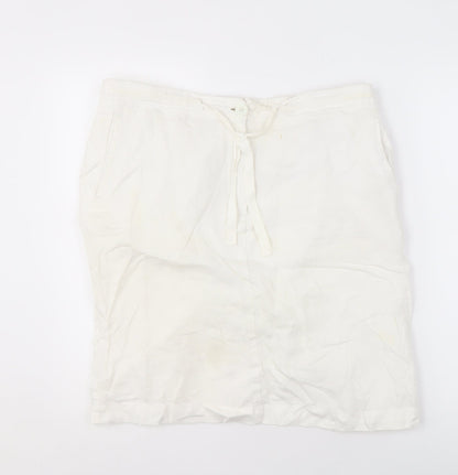 Marks and Spencer Women's White Pencil Skirt Size 14