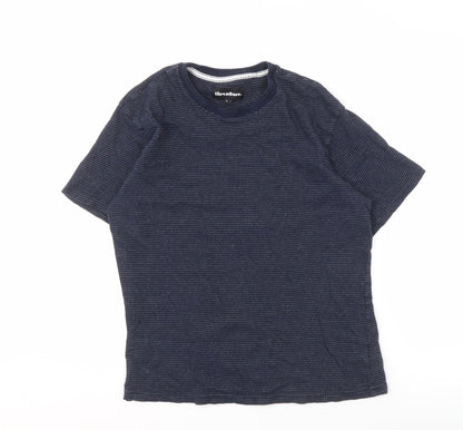 Threadbare Men's Blue Short Sleeve Knit T-Shirt L