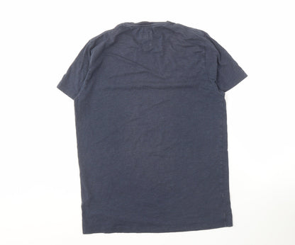 Jack Wills Men's Blue Crew Neck T-Shirt Size S