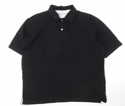 Greenwoods Men's Black XL Polo Shirt - Casual & Stylish