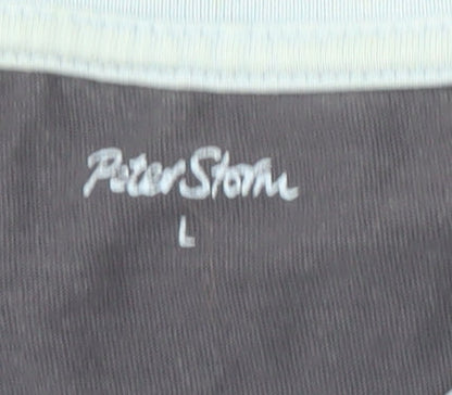 Peter Storm Men's Grey Crew Neck T-Shirt Size L