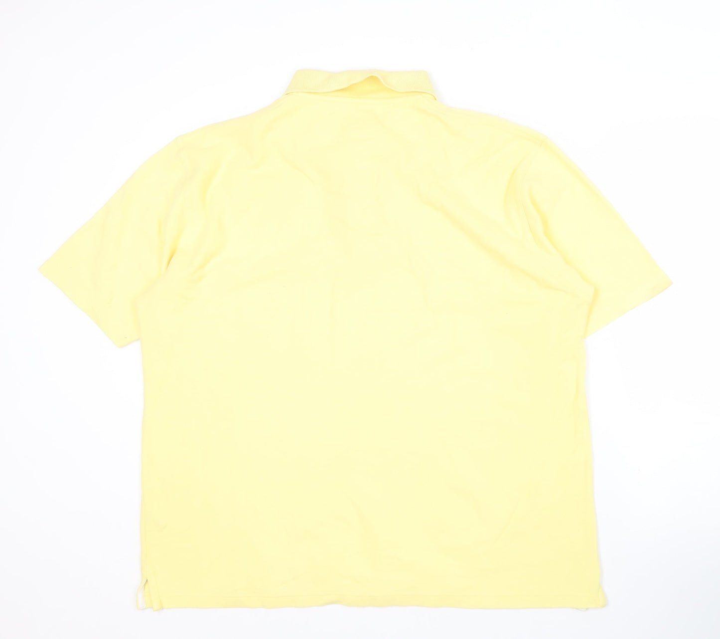 Greenwoods Yellow Men's XL Cotton Polo Shirt