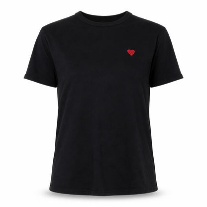 PrettyLittleThing Women's Black T-Shirt, Size 10