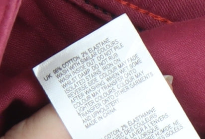 White Stuff Women's Pink Slim Trousers Size 14