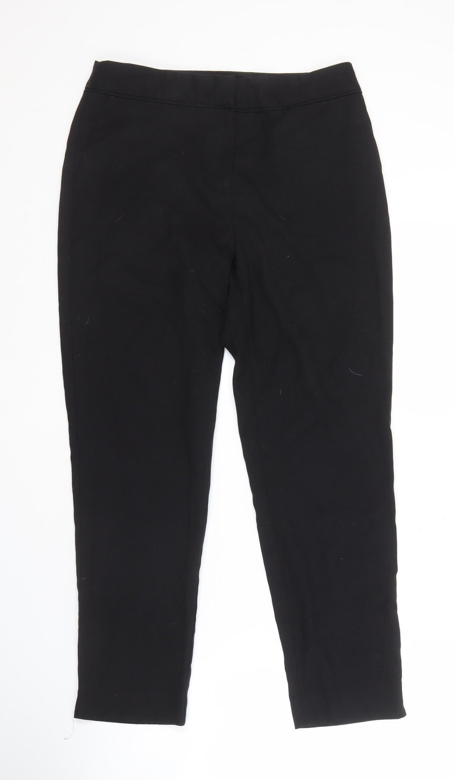 Womens UK Size 10 Oasis Slim Fit Business Casual Black Trousers