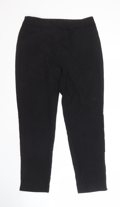 Womens UK Size 10 Oasis Slim Fit Business Casual Black Trousers