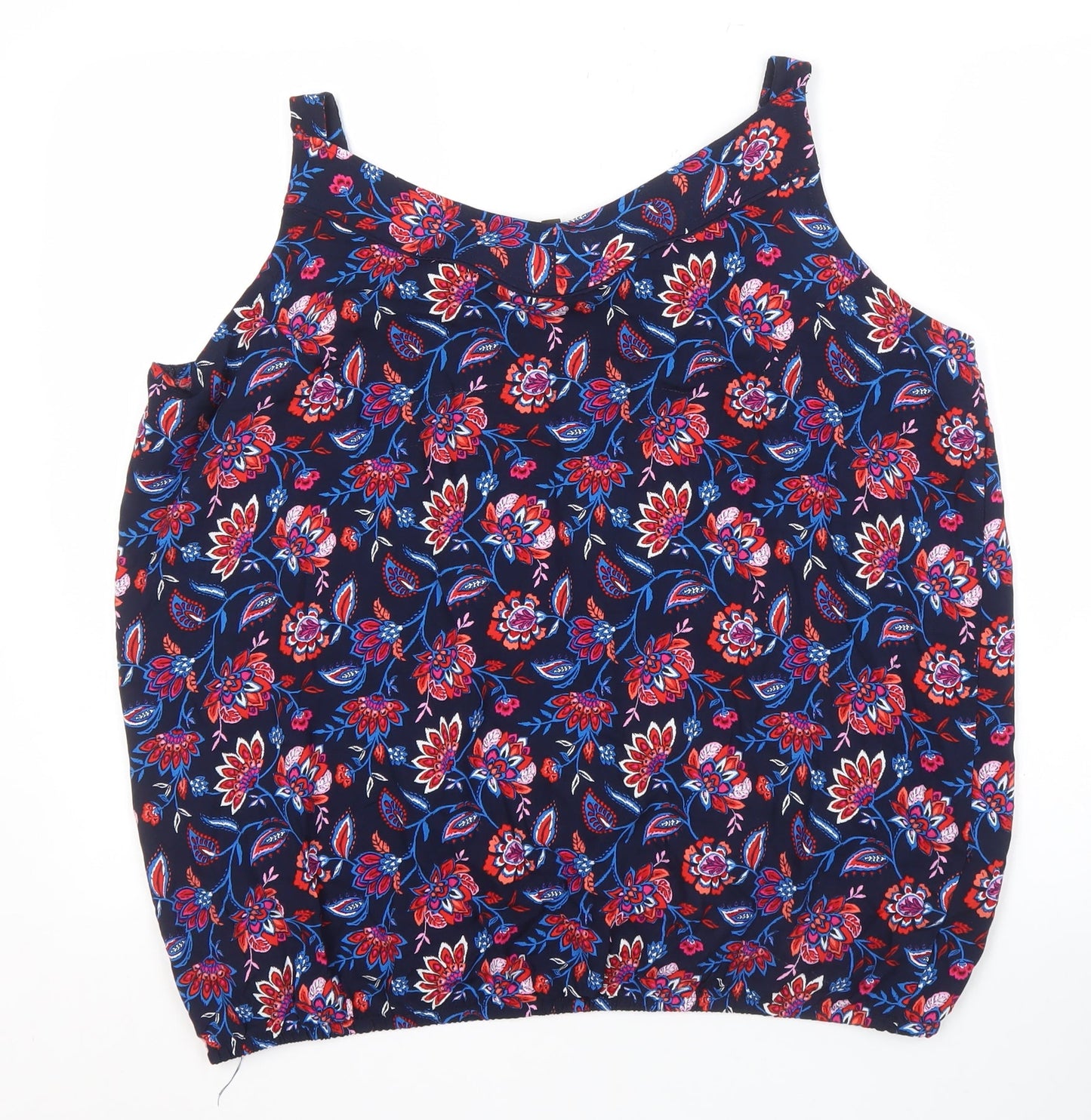 Bonmarché Women's Multicoloured Floral Tank Top, Size 20