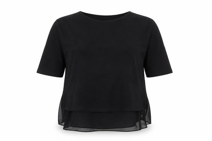 Womens UK Size XL Wallis Black Basic Blouse