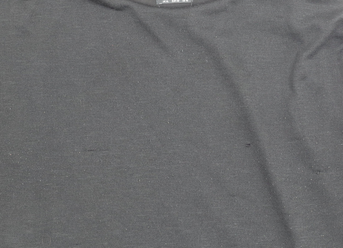 Womens UK Size XL Wallis Black Basic Blouse