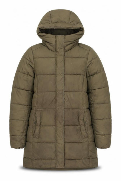 Womens UK Size XS H&M Green Puffer Jacket
