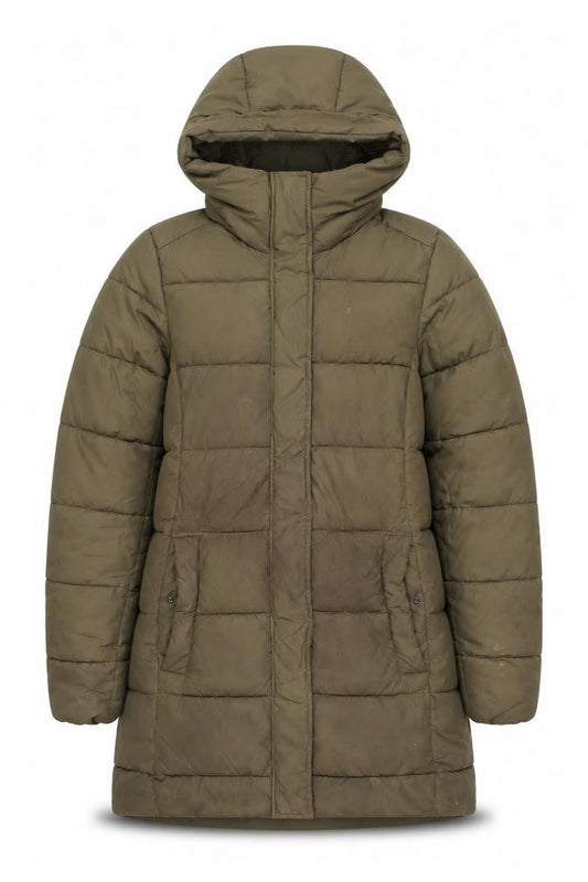 Womens UK Size XS H&M Green Puffer Jacket