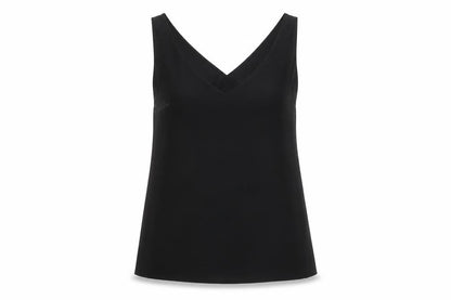 Womens UK Size 10 River Island Black Wrap Tank