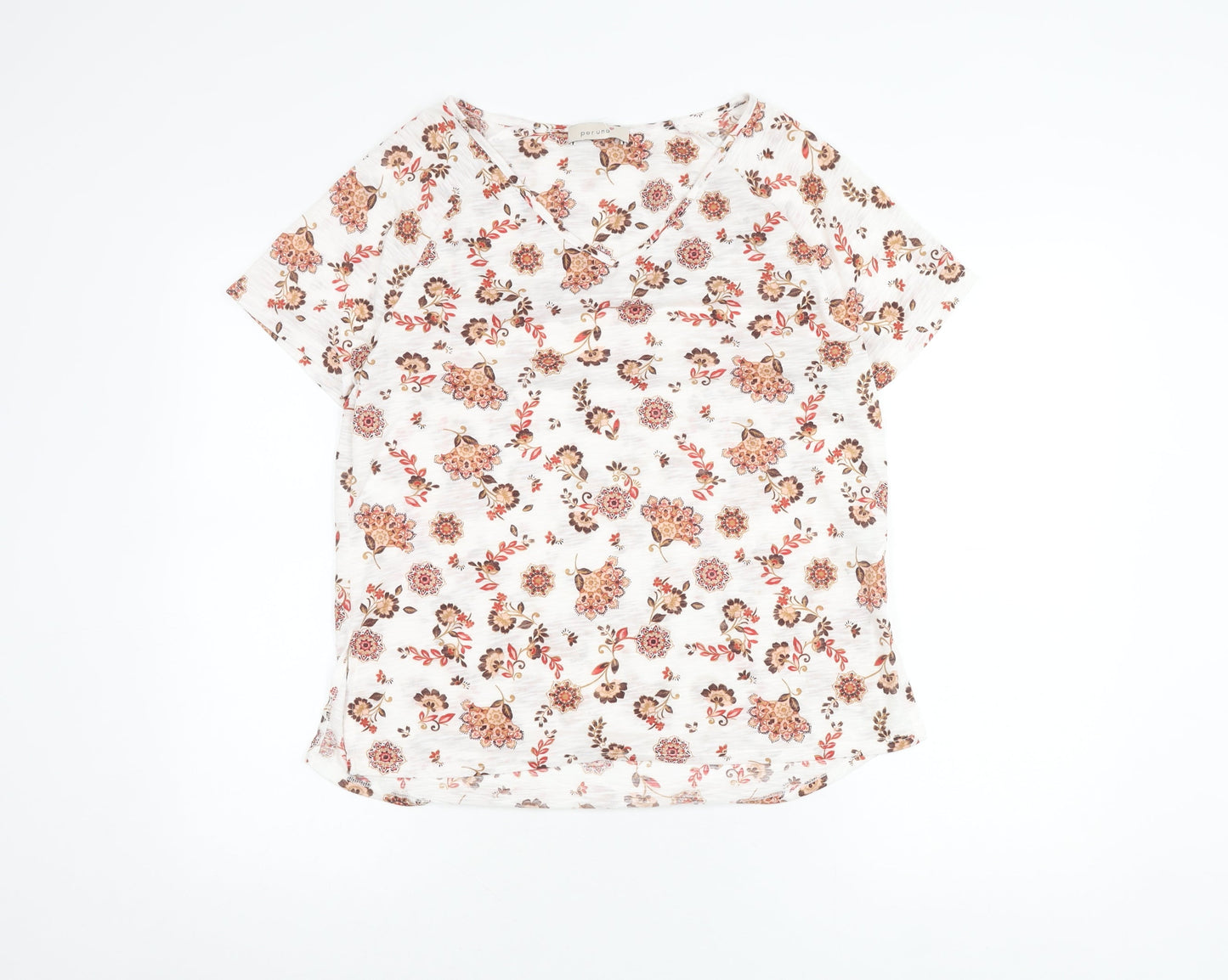 Womens UK Size 12 Per Una Ivory  T-Shirt