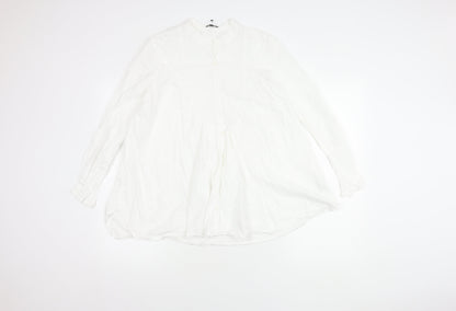 Womens UK Size 14 Massimo Dutti White  Blouse