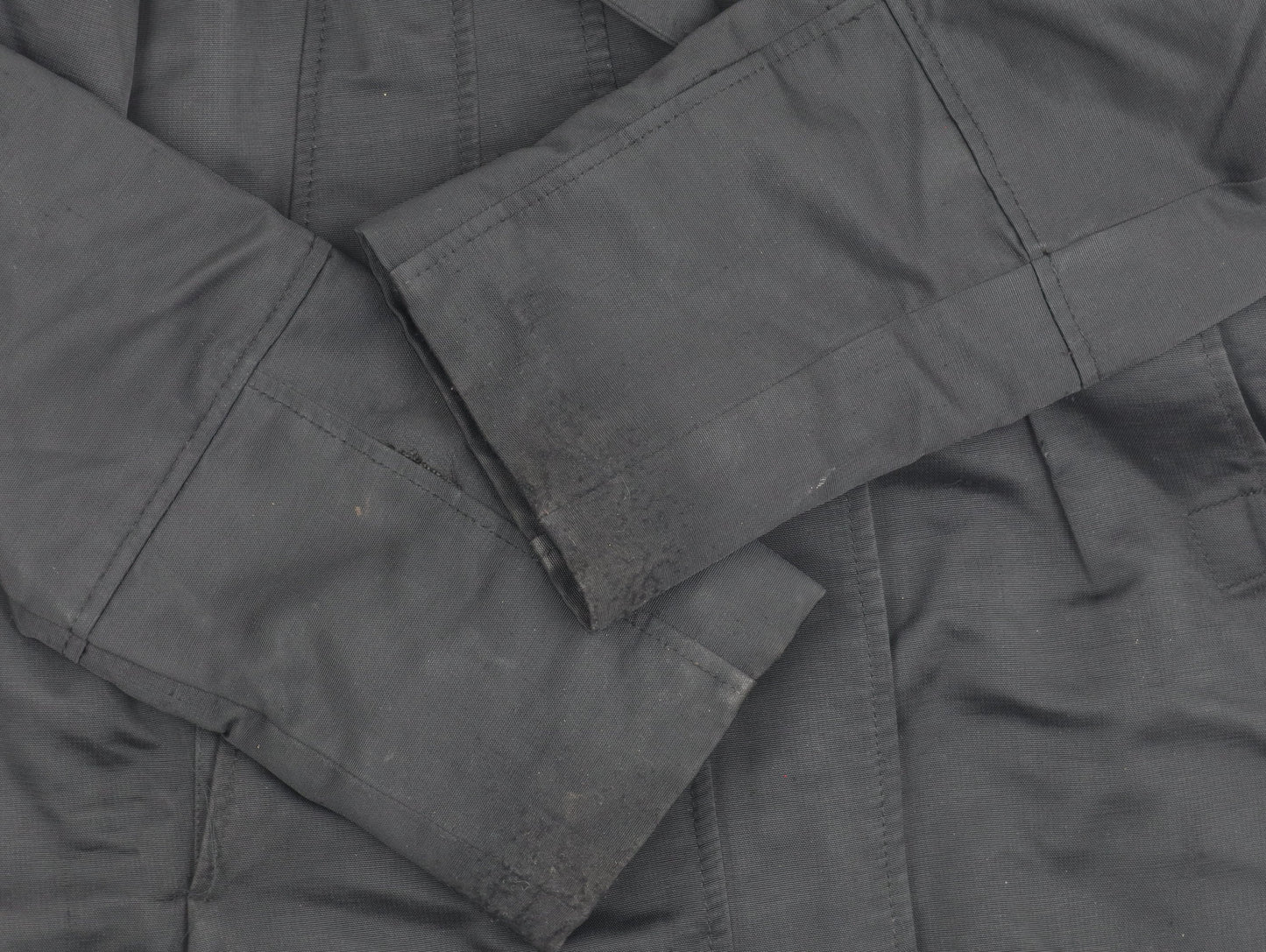 Zara Unisex Black Polyester Hooded Jacket S