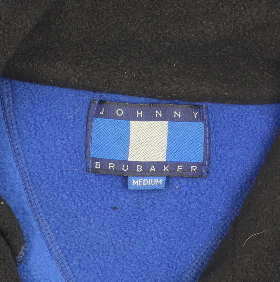 Johnny Brubaker Men's Blue Medium Fleece Pullover Sweater