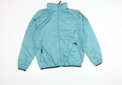 Unisex Adults UK Size L Cotton Traders Blue Windbreaker Coat