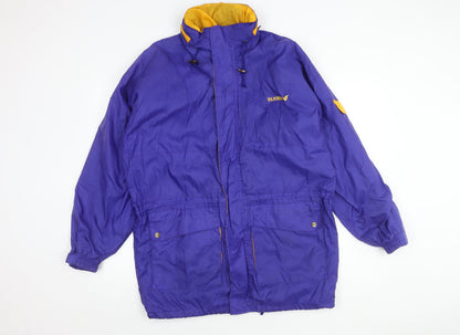 Unisex Adults UK Size M Scanda Purple Windbreaker Coat