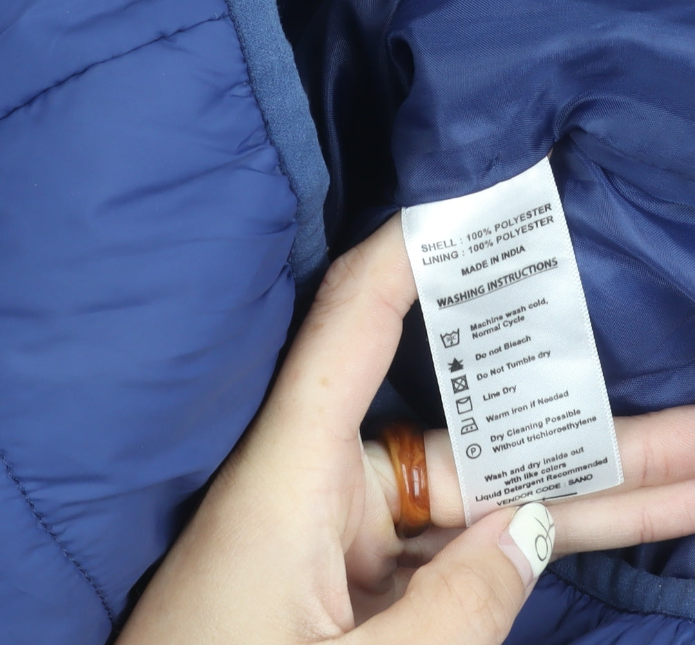 The Roadster Life Co. Women's Blue Puffer Jacket Size S