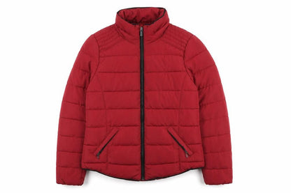 Mango Women's Red Puffer Jacket Medium Casual Style