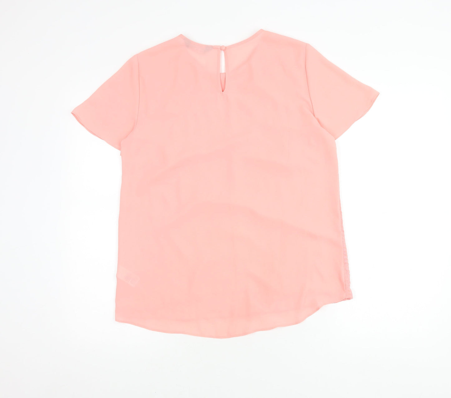 Womens UK Size 12 Dorothy Perkins Pink Basic Blouse
