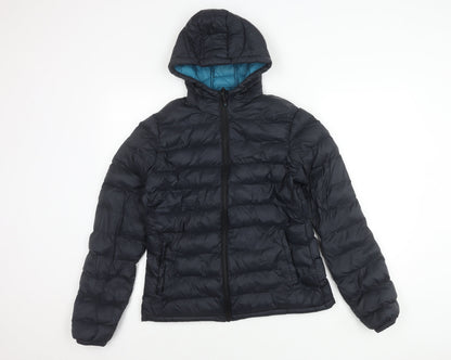 Unisex Adults UK Size 12 Mountain Warehouse Blue Puffer Jacket