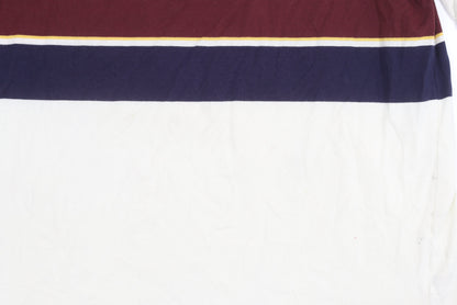 Men's XL Striped Multicoloured Polo Shirt