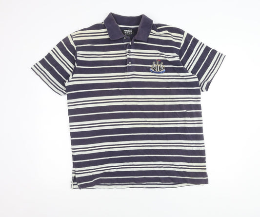 Newcastle United Men's Striped Polo L