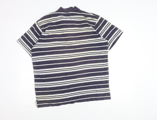 Newcastle United Men's Striped Polo L