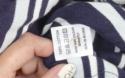 Newcastle United Men's Striped Polo L