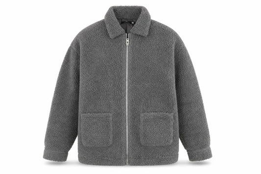 Missguided Women's Grey Mid-Length Jacket Size 8