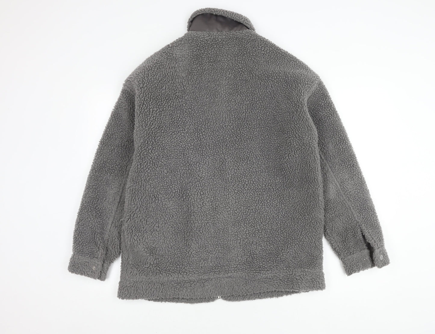 Missguided Women's Grey Mid-Length Jacket Size 8