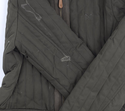 Crew Clothing Co. Women's Green Jacket Size 10, Padded