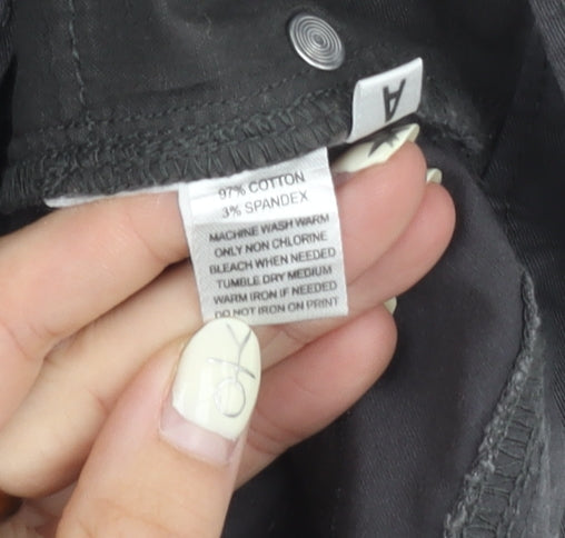 Loft Women's Grey Straight Trousers, Size 8, Casual