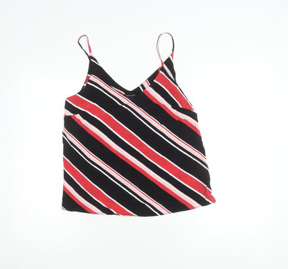 New Look Women's Multicoloured Striped Camisole Tank