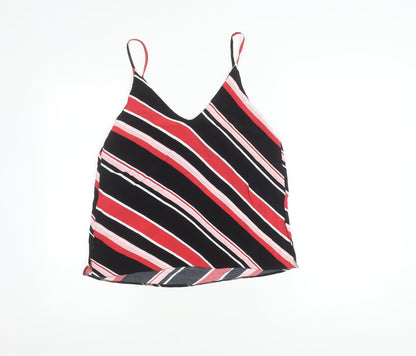 New Look Women's Multicoloured Striped Camisole Tank