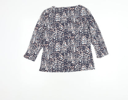 Womens UK Size 12 Marks and Spencer Multicoloured Classic Blouse