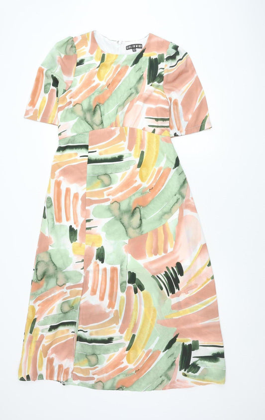 Girl In Mind Multicoloured Dress - Size 12 Women