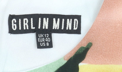 Girl In Mind Multicoloured Dress - Size 12 Women