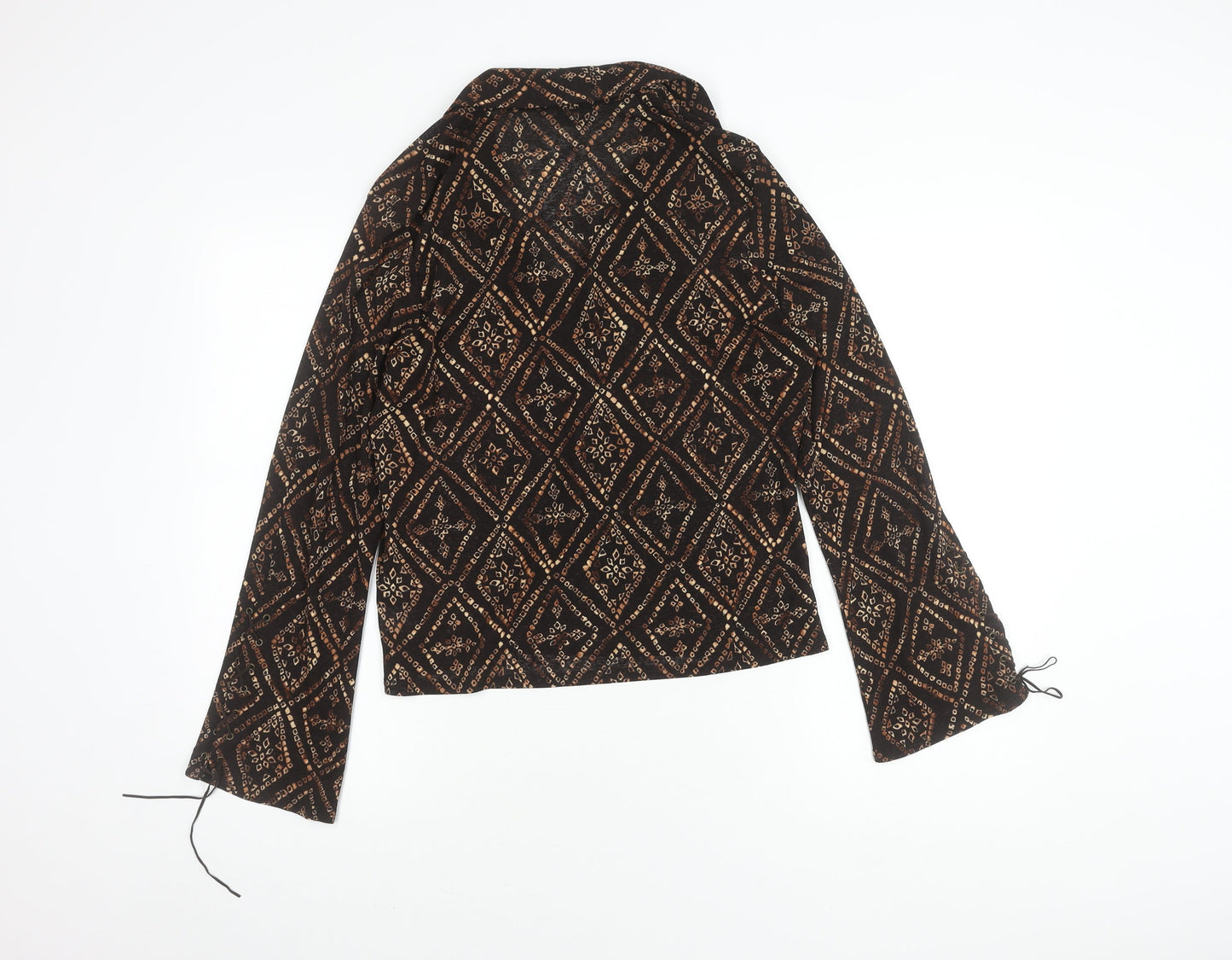 New Look Women's Multicoloured Geometric Blouse Size 16