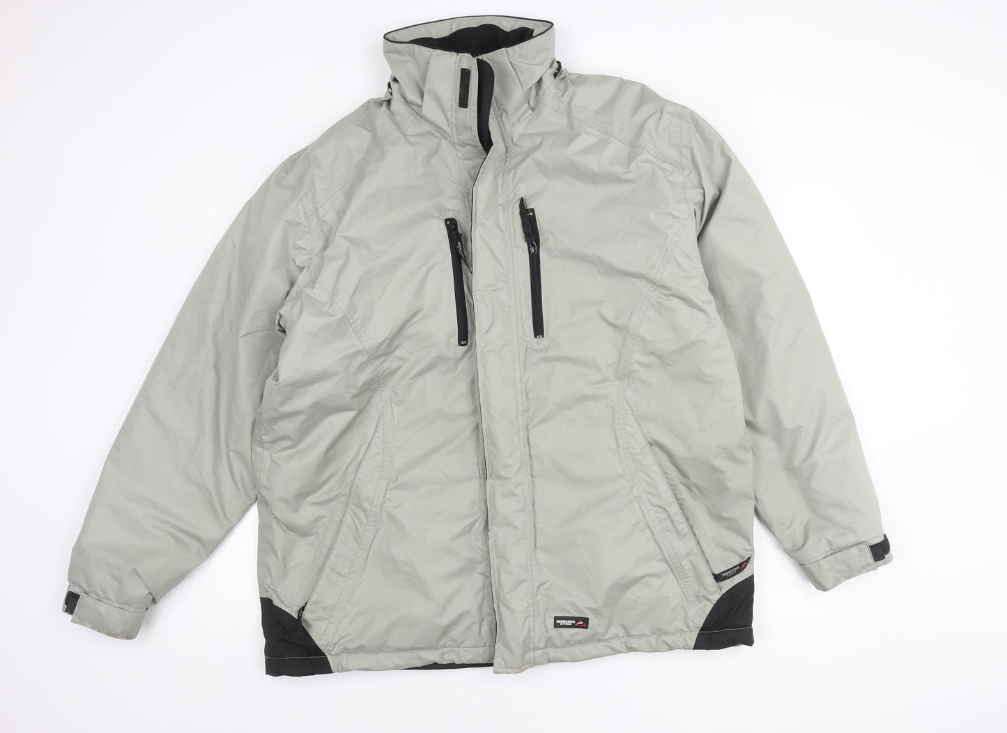 Mens UK Size L Snowdonia Grey Parka Coat