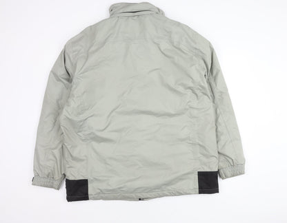 Mens UK Size L Snowdonia Grey Parka Coat