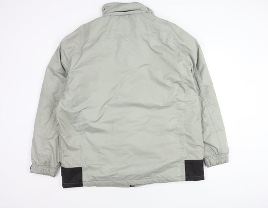 Mens UK Size L Snowdonia Grey Parka Coat