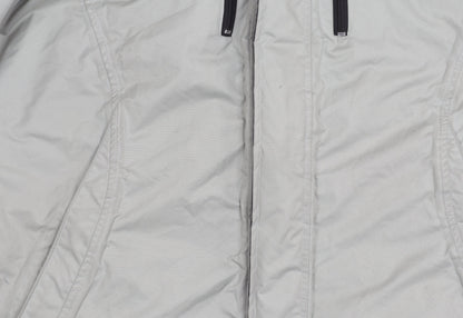 Mens UK Size L Snowdonia Grey Parka Coat