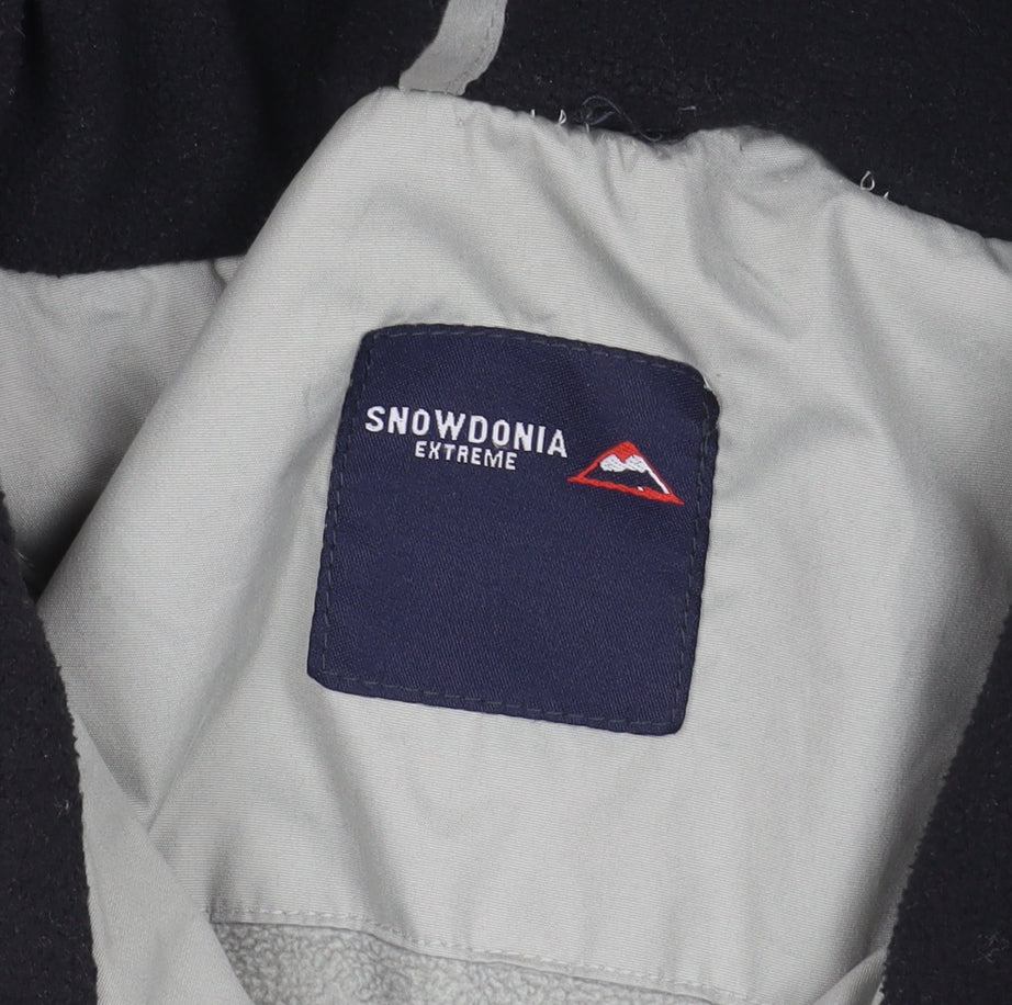 Mens UK Size L Snowdonia Grey Parka Coat