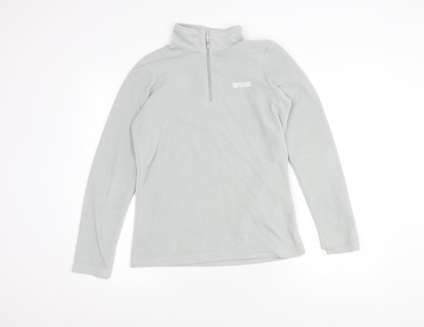 Regatta Women's Grey Fleece Sweatshirt Size 8