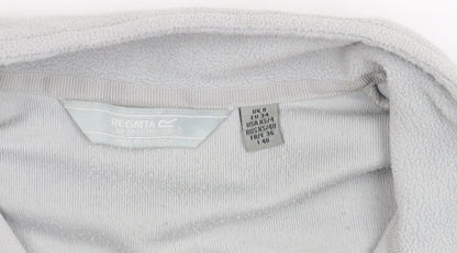 Regatta Women's Grey Fleece Sweatshirt Size 8