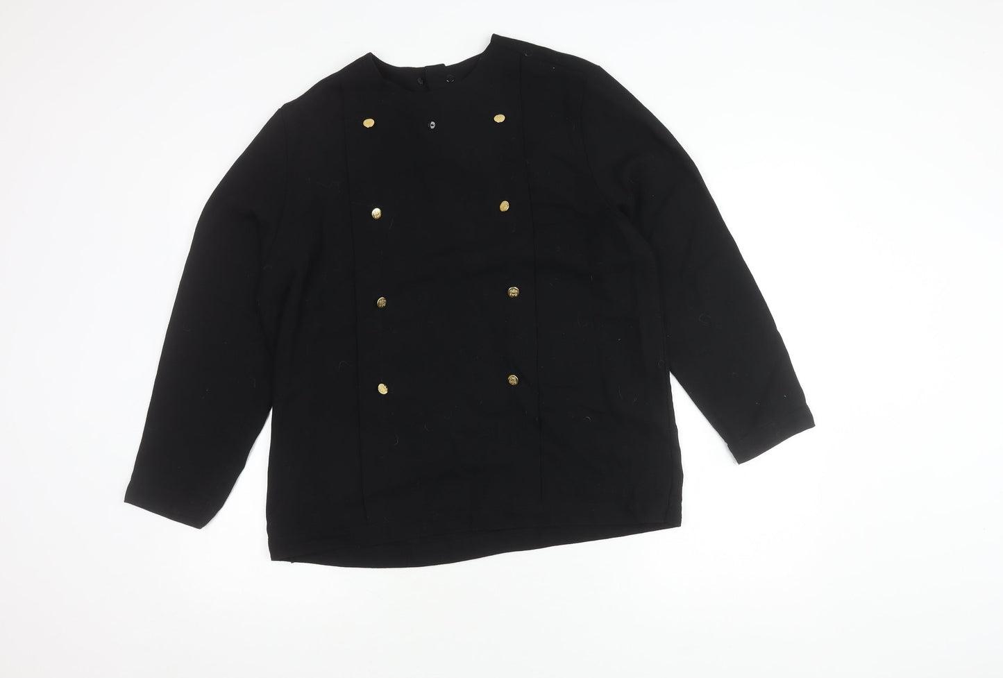 Womens UK Size 16 St Michael Black  Blouse