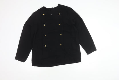 Womens UK Size 16 St Michael Black  Blouse